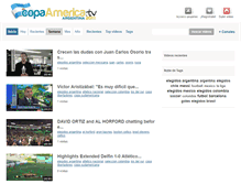 Tablet Screenshot of copaamerica.tv